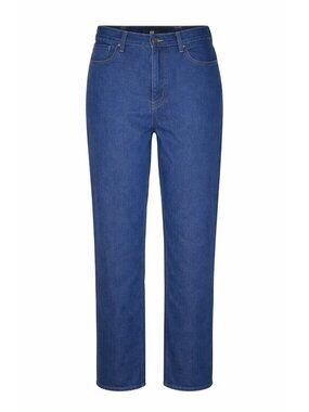 Banana Republic Long Straight-Leg Womens Jeans Size 31 Long Blue Denim High Rise